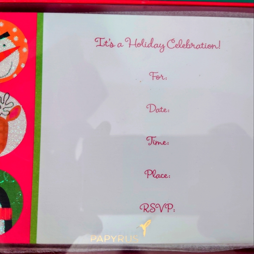 Papyrus Christmas Invitation Cards
